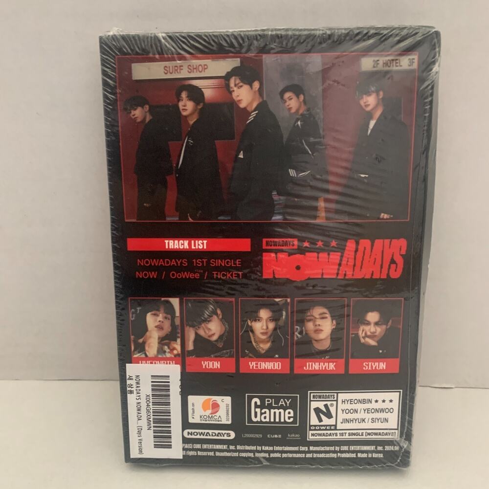 NOWADAYS 1st Single Album Days ver Brand New Sealed - Picture 2 of 11